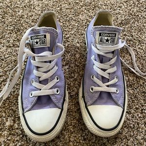Converse, lavender, women’s size 6 or men’s size 4.
